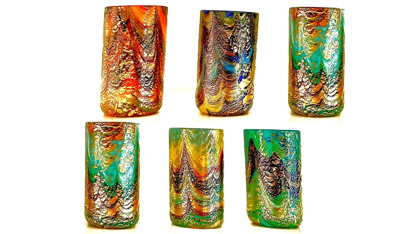 Murano Glass Glasses Set | Fenicio