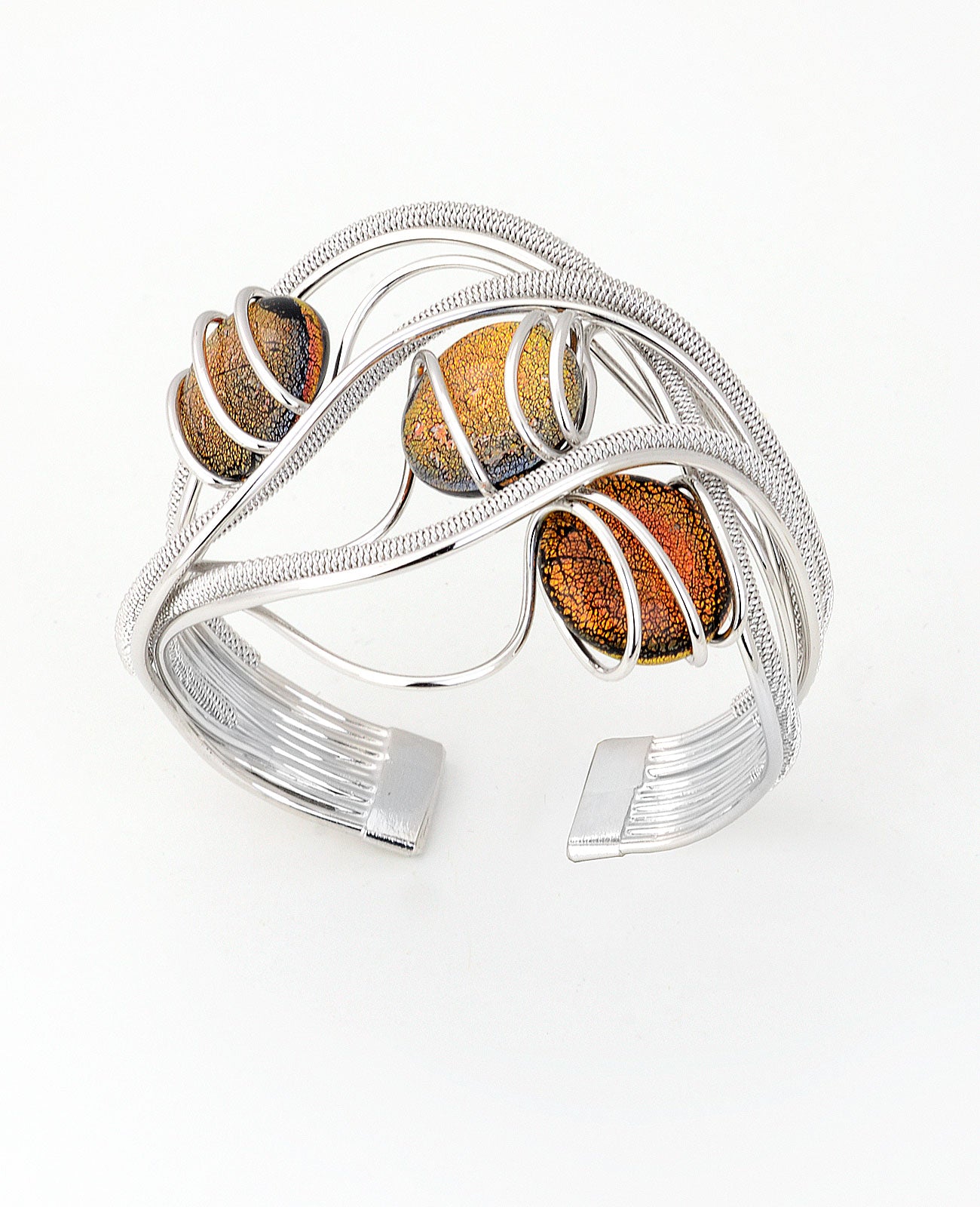 Bracciale 3 Reflex in Vetro Di Murano - Vetri D'Arte