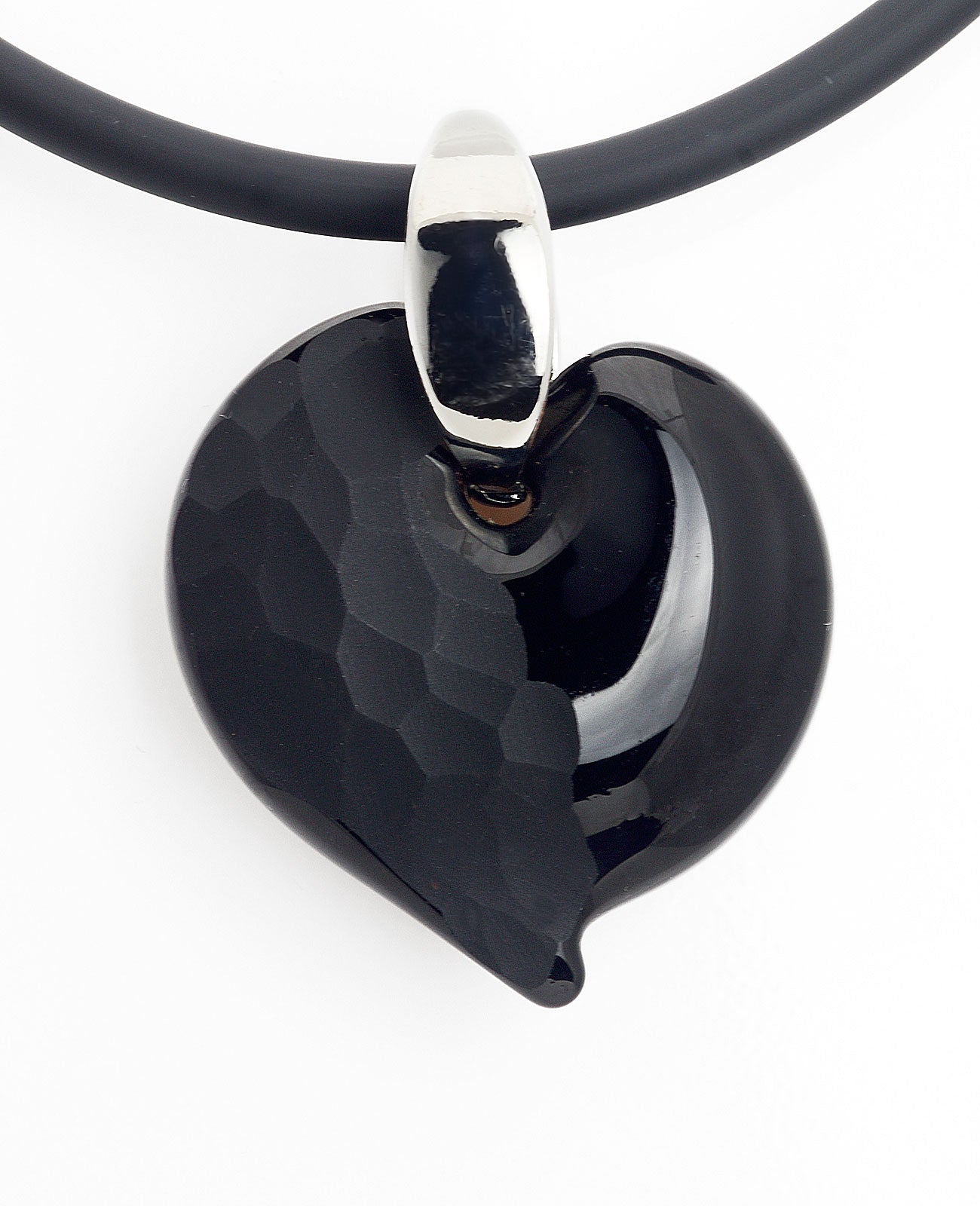 Ciondolo/Pendente Cuore in Vetro Di Murano - Vetri D'Arte