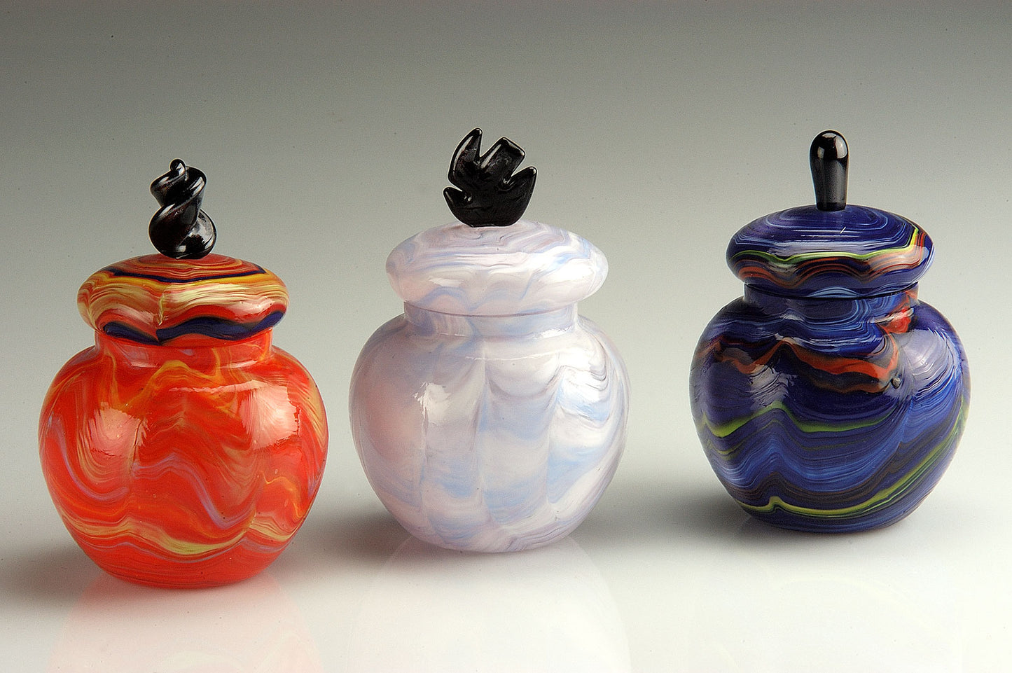 Zuccheriera Pavone in Vetro Di Murano - Vetri D'Arte