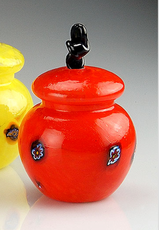 Murano Glass Sugar Bowl | Pastel