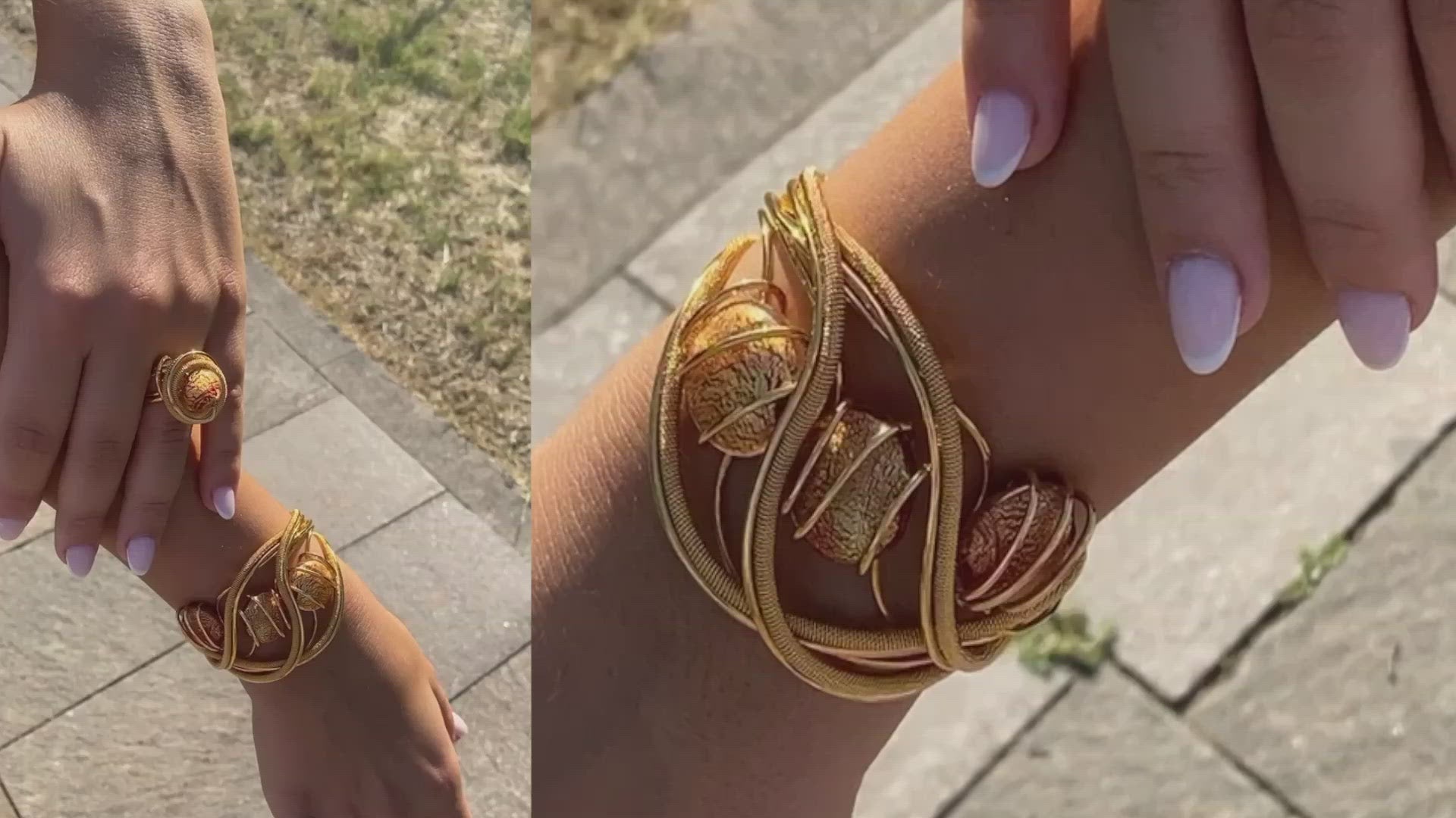 Bracciale 3Futura Gold in Vetro Di Murano - Vetri D'Arte