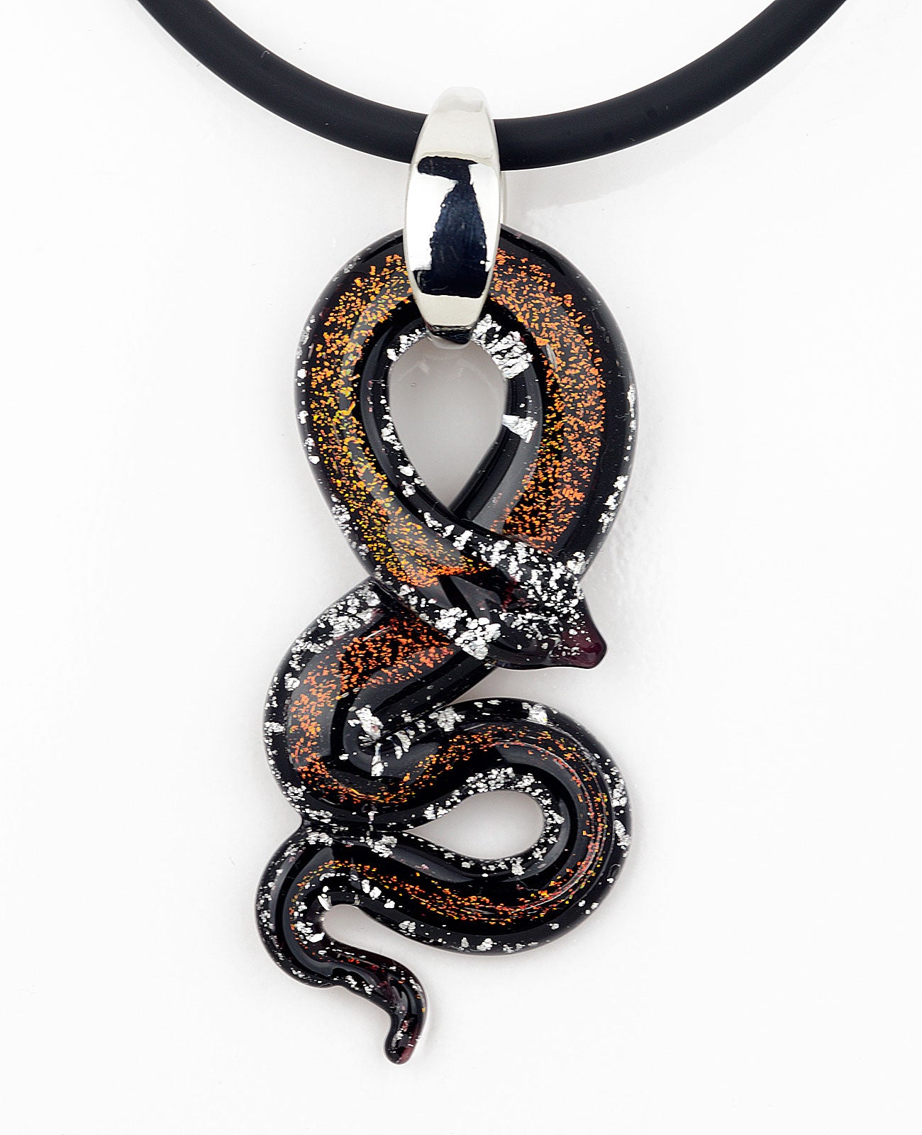Ciondolo/Pendente Serpente in Vetro Di Murano - Vetri D'Arte
