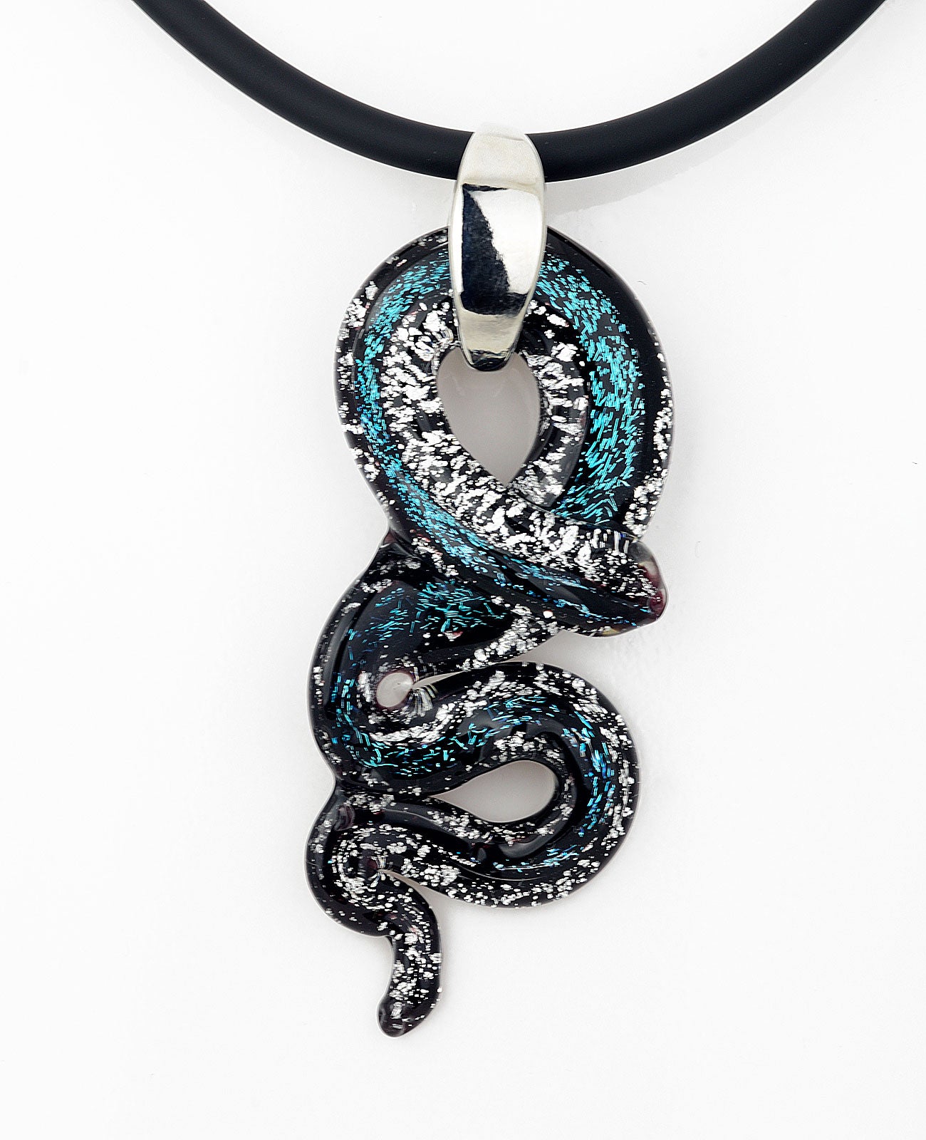 Murano Glass Snake Pendant/Pendant - Vetri D'Arte
