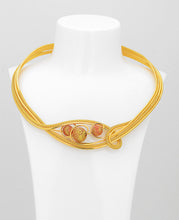 Laden Sie das Bild zum Galerie-Viewer hoch, Futura Elit Gold Halskette aus Muranoglas - Vetri D'Arte