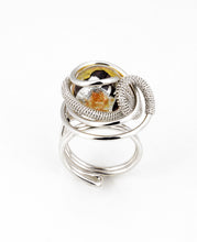 Upload the image to the Gallery viewer, Murano Glass Mars Moon Ring - Vetri D'Arte