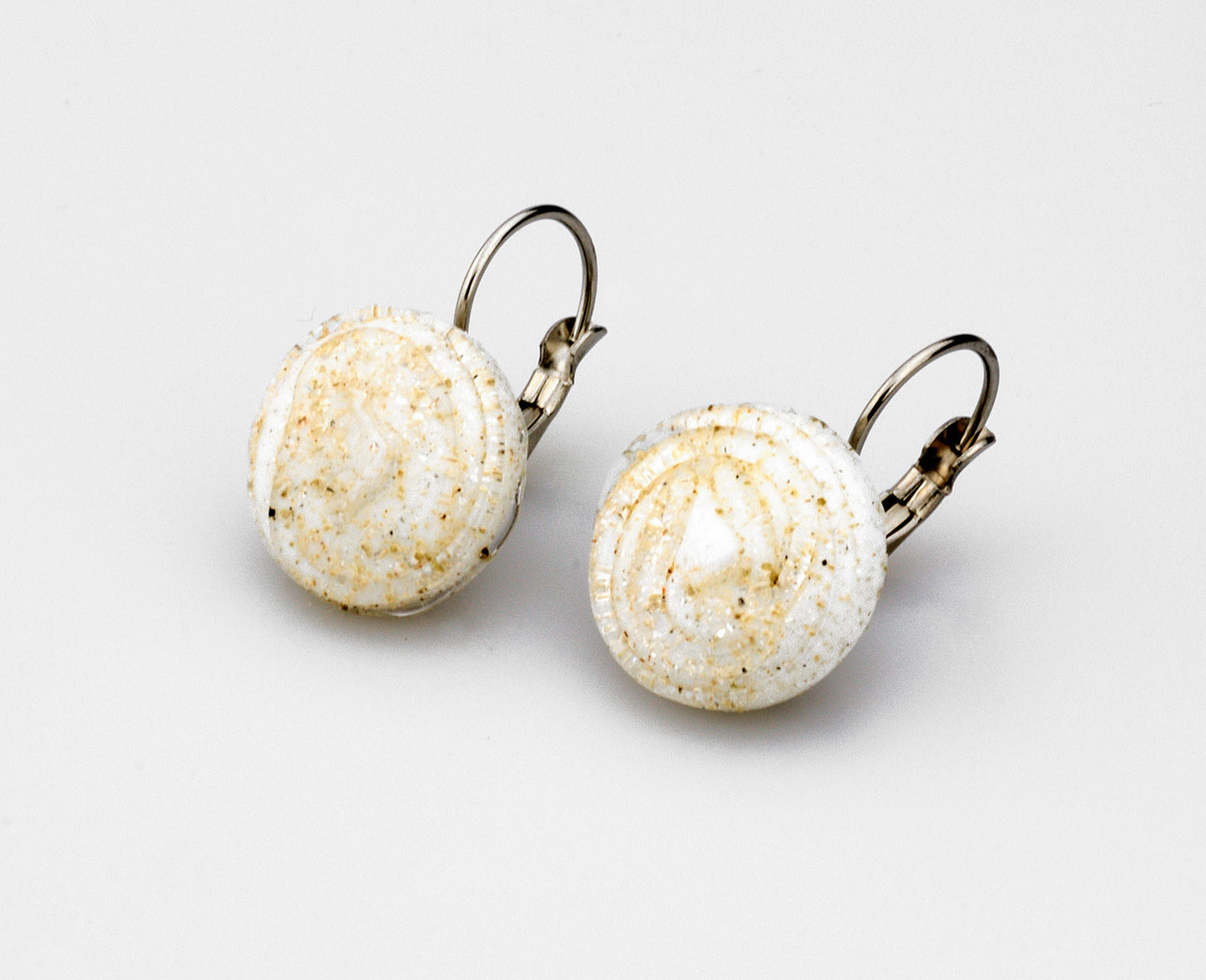 Murano Glass Oyster Earrings - Vetri D'Arte
