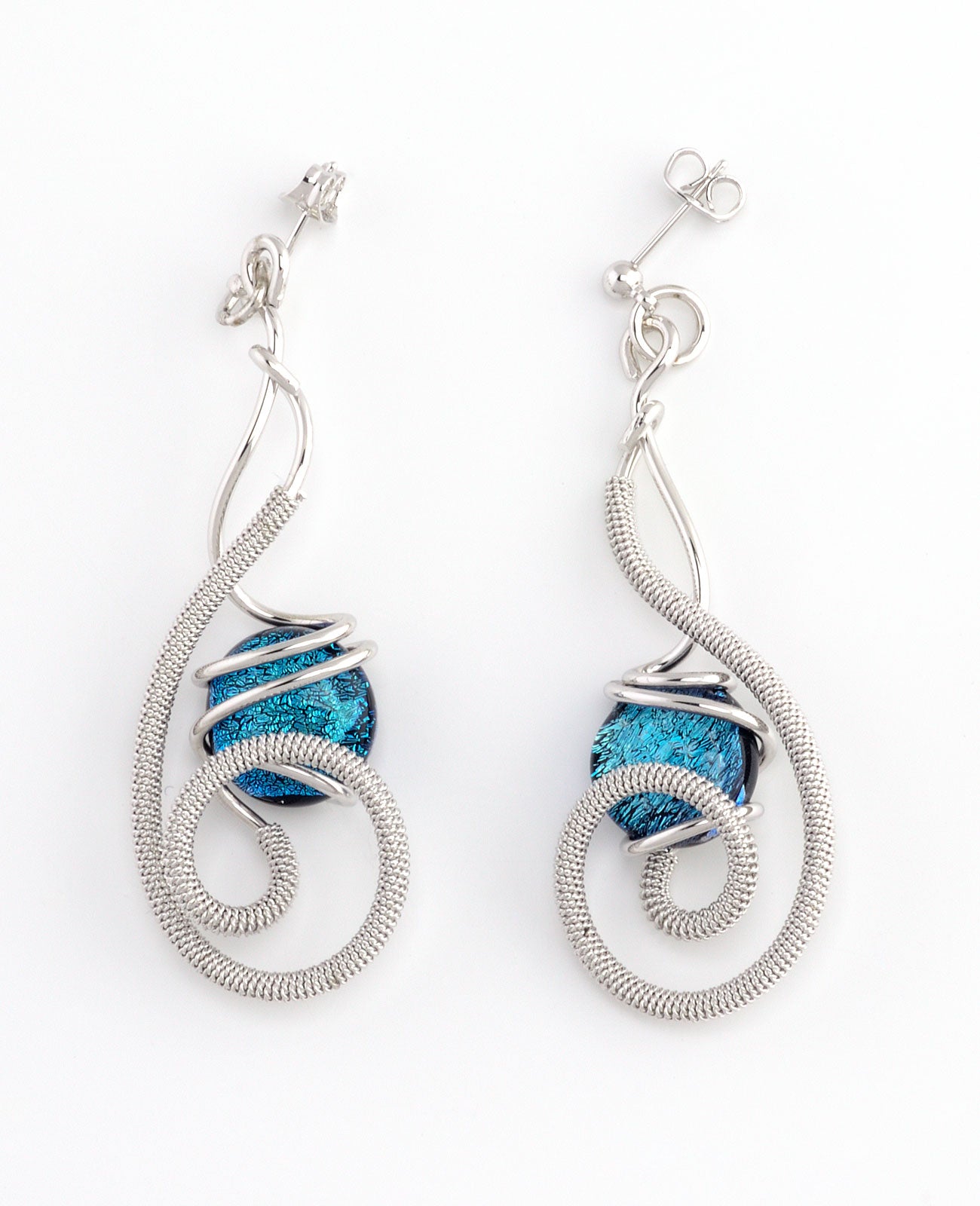 Futura Reflex Murano Glass Earrings - Vetri D'arte