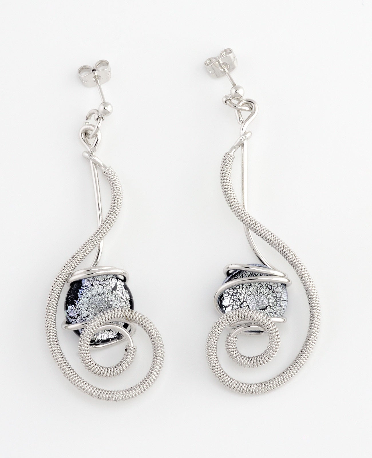 Futura Reflex Murano Glass Earrings - Vetri D'arte