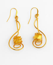 Upload the image to the Gallery viewer, Futura Gold Murano Glass Earrings - Vetri D'Arte