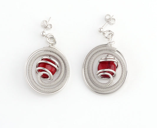 Futura Plus earrings in Murano glass - Vetri D'arte