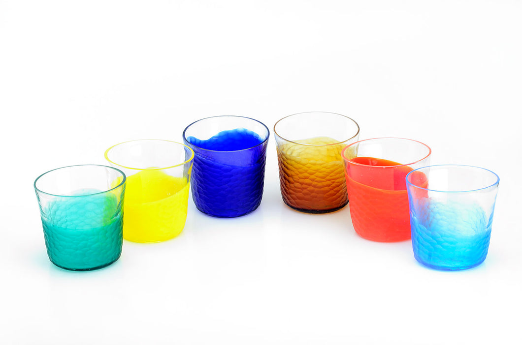 Set Bicchieri Whiskey in Vetro Di Murano - Vetri D'arte