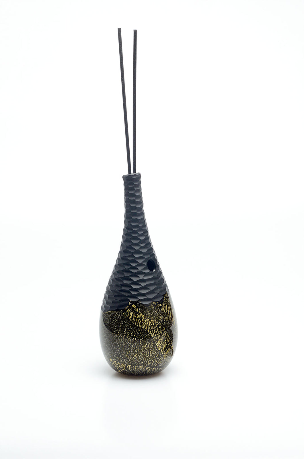 Profumatore D'ambiente Bottiglia Gold Lady in Vetro Di Murano - Vetri D'Arte