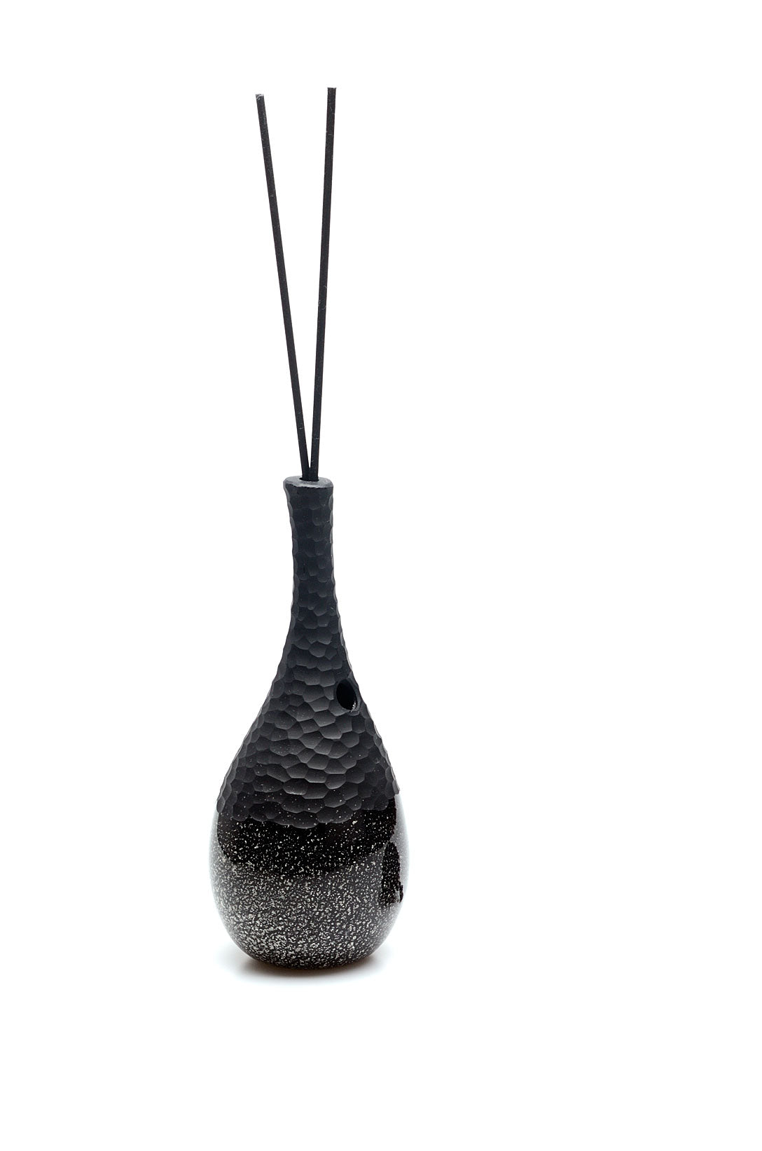 Orecchini A Goccia In Vetro Di Murano Autentico, Nero E Marrone Dorato, Lunghi 7,5 Cm