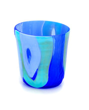 Upload the image to the Gallery viewer, Blue Murano glass tumbler