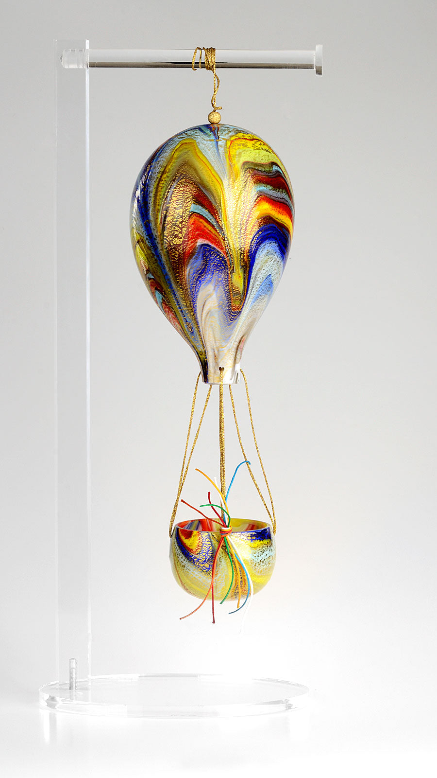 Murano glass hot air balloon