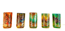 Upload the image to the Gallery viewer, colored Murano glass set