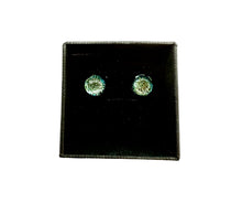 Laden Sie das Bild in den Gallery Viewer hoch, aquagrüne Ohrringe aus Muranoglas