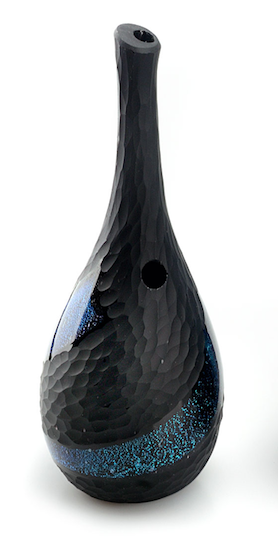 Profumatore D'ambiente Bottiglia Twister in Vetro Di Murano - Vetri D'Arte