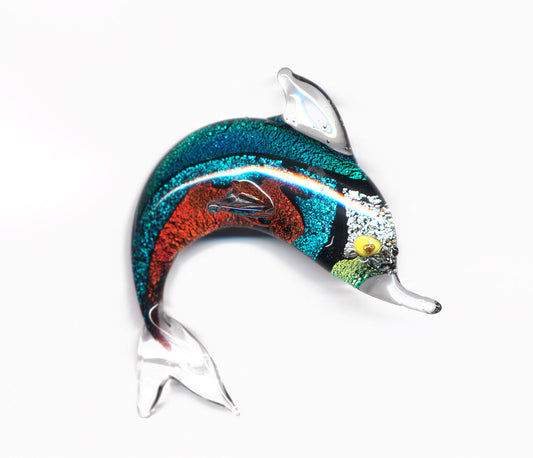 Muranoglas-Magnete | Delfin